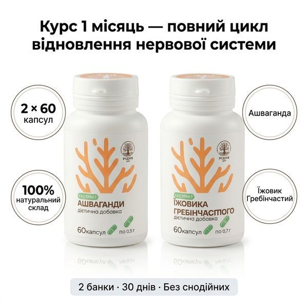 Курс 1 місяці | Емоційний Баланс та Міцний Сон | Капсули DAR-0185 фото