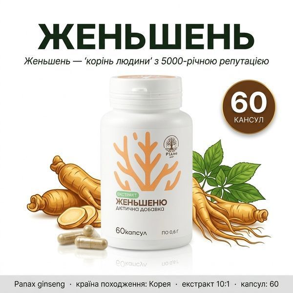 Женьшень | Экстракт | Капсулы 60шт DAR-0176 фото
