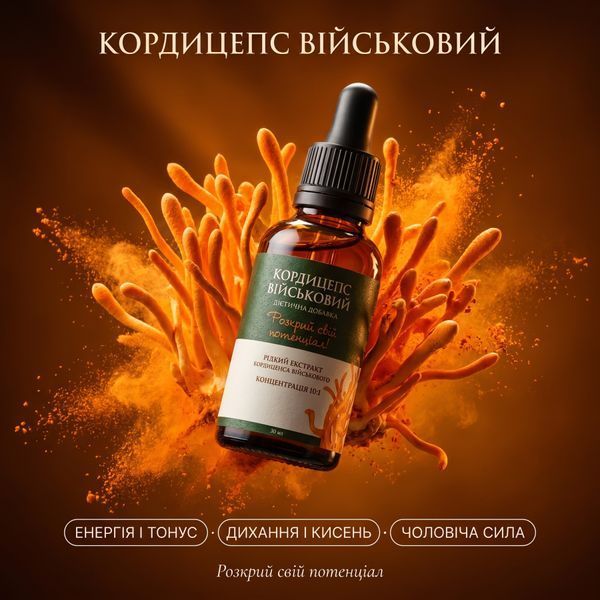 Кордицепс військовий | Рідкий екстракт 30 мл DAR-0210 фото
