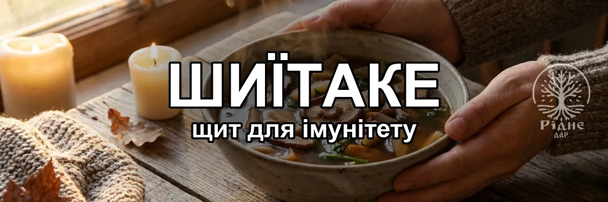 Шиїтаке для імунітету: як приймати