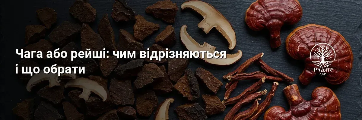 Чага или рейши: чем отличаются и что выбрать