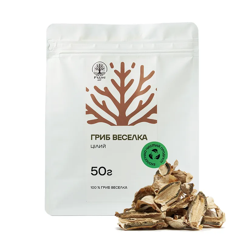 Цілий гриб Веселка 50г