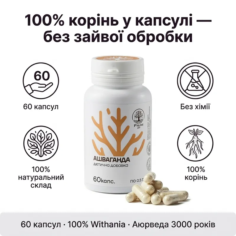 Ашваганда | Капсули | 60 шт — Фото 6