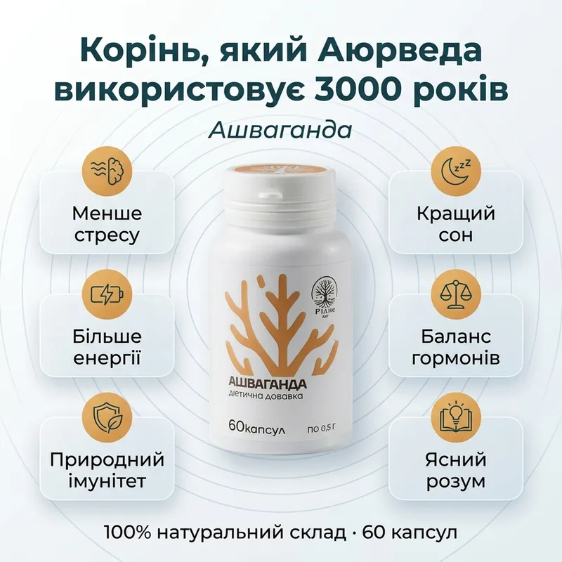 Ашваганда | Капсули | 60 шт — Фото 4